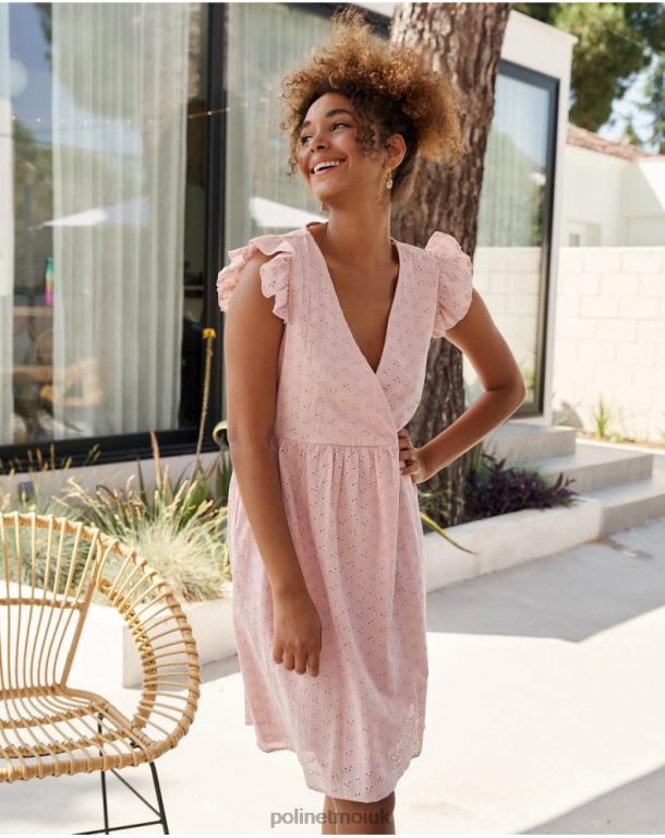 Clothing Polin et moi Batista Carmina dress Rose J4DB622