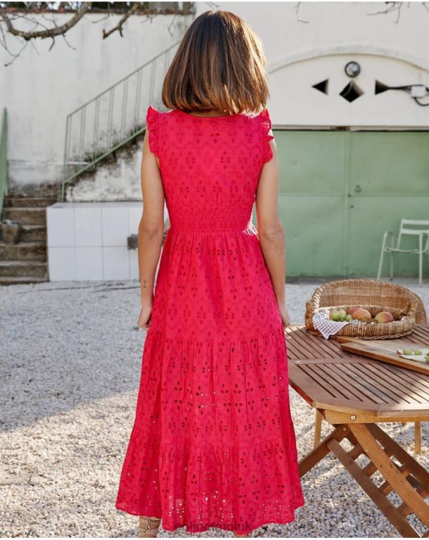 Clothing Polin et moi Batista Ilina dress Fuchsia J4DB6128