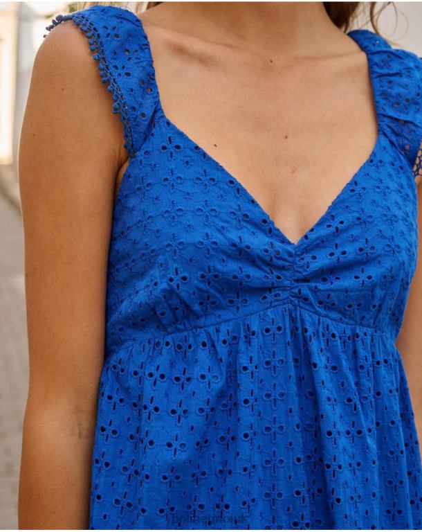 Clothing Polin et moi Batista Nerva dress Klein Blue J4DB628