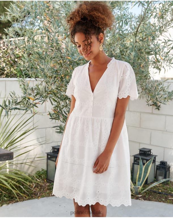 Clothing Polin et moi Batista dress Dani WHITE J4DB629