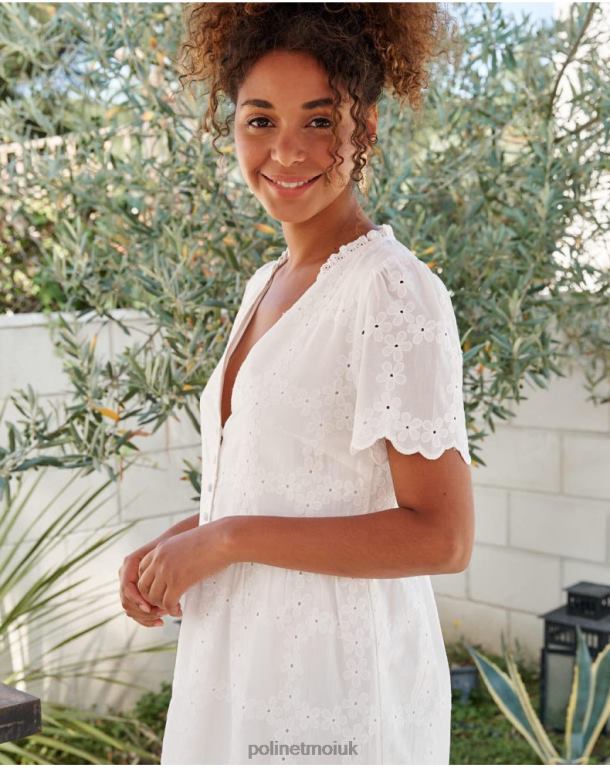 Clothing Polin et moi Batista dress Dani WHITE J4DB629