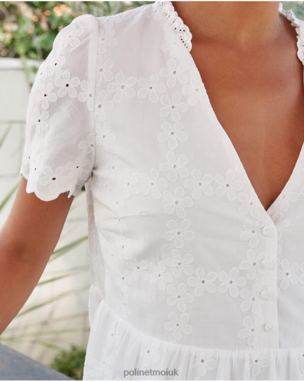 Clothing Polin et moi Batista dress Dani WHITE J4DB629