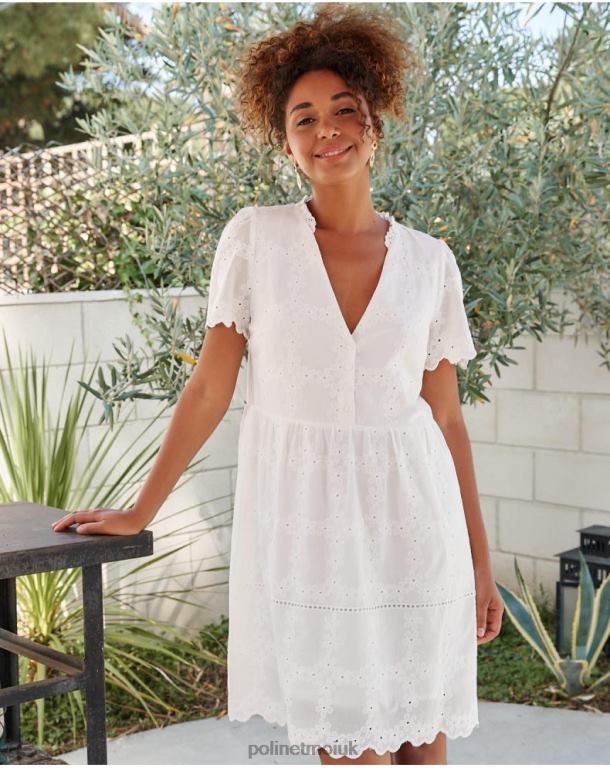 Clothing Polin et moi Batista dress Dani WHITE J4DB629