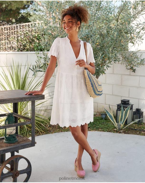 Clothing Polin et moi Batista dress Dani WHITE J4DB629