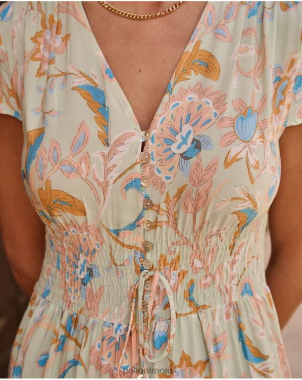 Clothing Polin et moi Boho Ireny dress Water green J4DB636