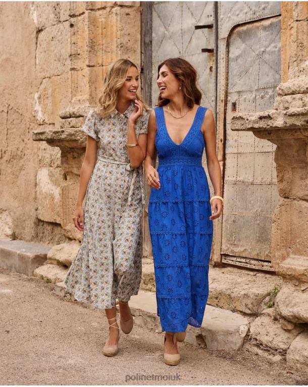 Clothing Polin et moi Camisero dress Ilsa Celestial J4DB631