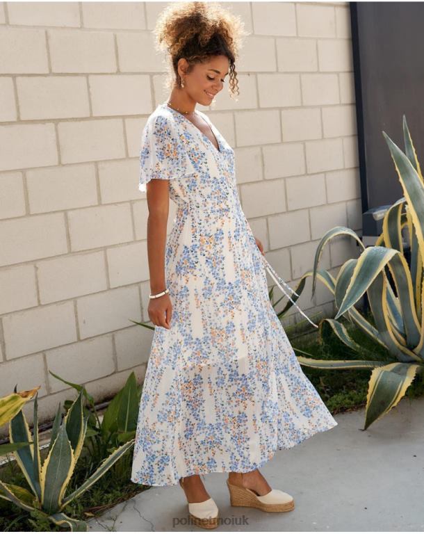 Clothing Polin et moi Claud Long Dress denim J4DB618