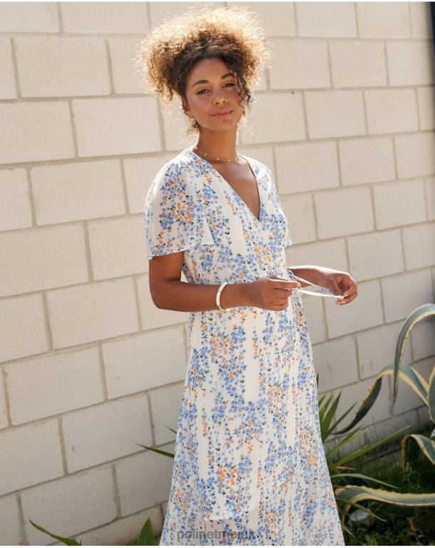 Clothing Polin et moi Claud Long Dress denim J4DB618