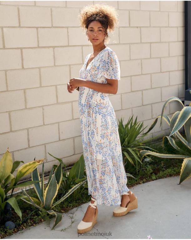 Clothing Polin et moi Claud Long Dress denim J4DB618