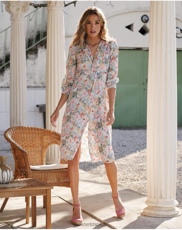 Clothing Polin et moi Daniela Knot Dress Celestial J4DB645