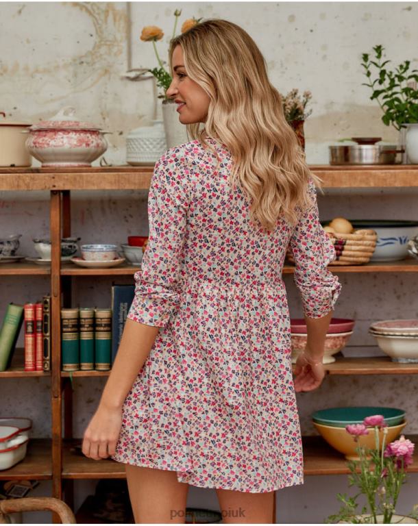 Clothing Polin et moi Denise Short Dress Raspberry J4DB6144