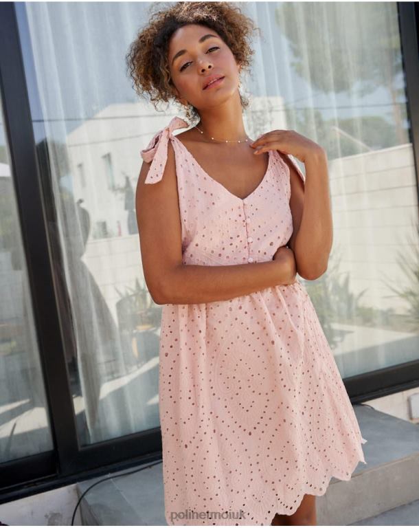 Clothing Polin et moi Dress Berta Ties Rose J4DB63