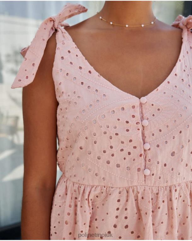 Clothing Polin et moi Dress Berta Ties Rose J4DB63