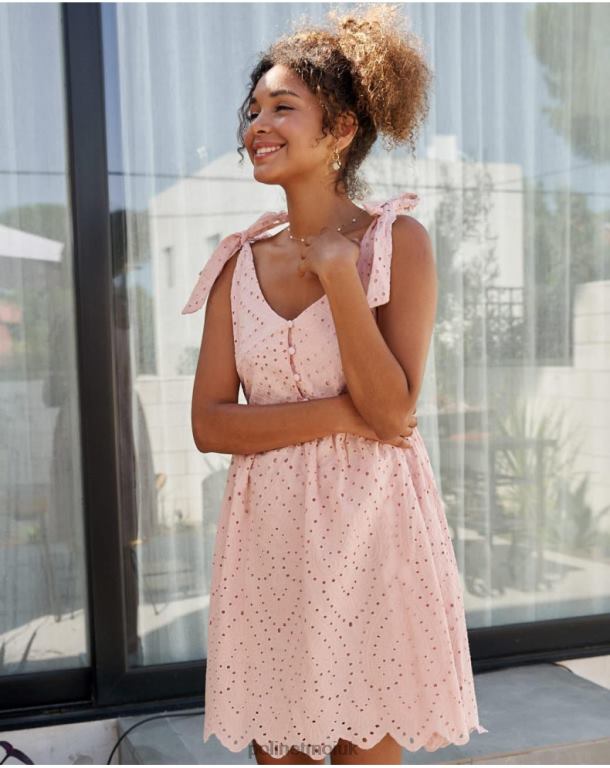 Clothing Polin et moi Dress Berta Ties Rose J4DB63