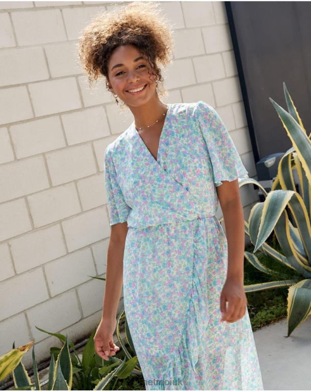 Clothing Polin et moi Dress Cross-over Ainhoa denim J4DB614