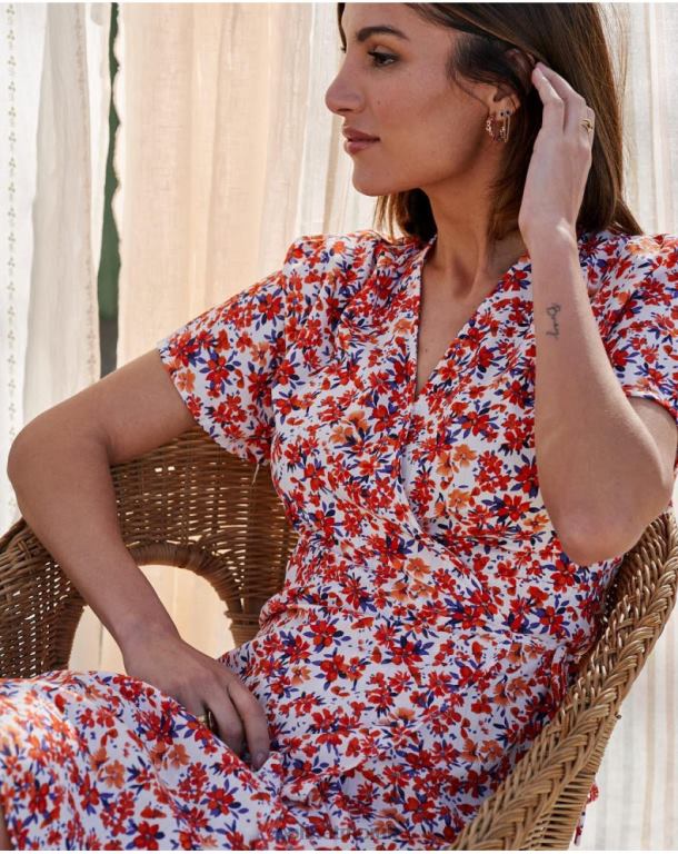 Clothing Polin et moi Dress Cross-over Dina Mango J4DB657