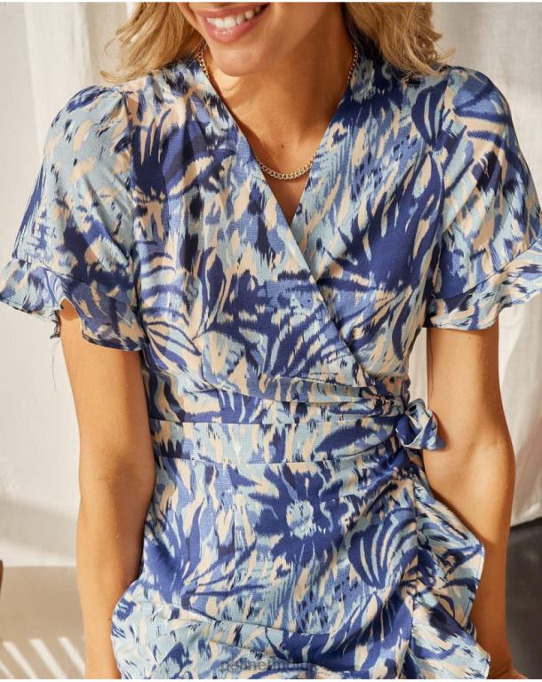 Clothing Polin et moi Dress Cross-over Kalila Atlantic J4DB6131