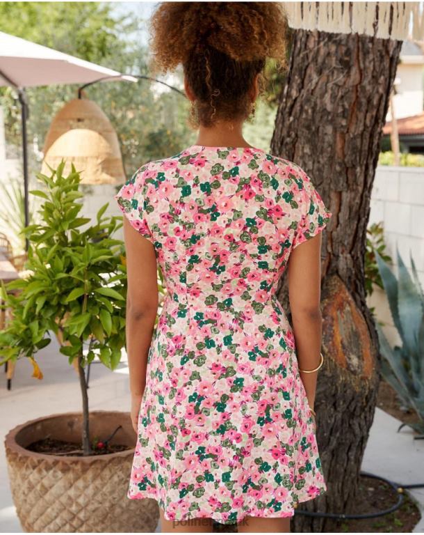 Clothing Polin et moi Dress Cross-over Tana Raspberry J4DB623