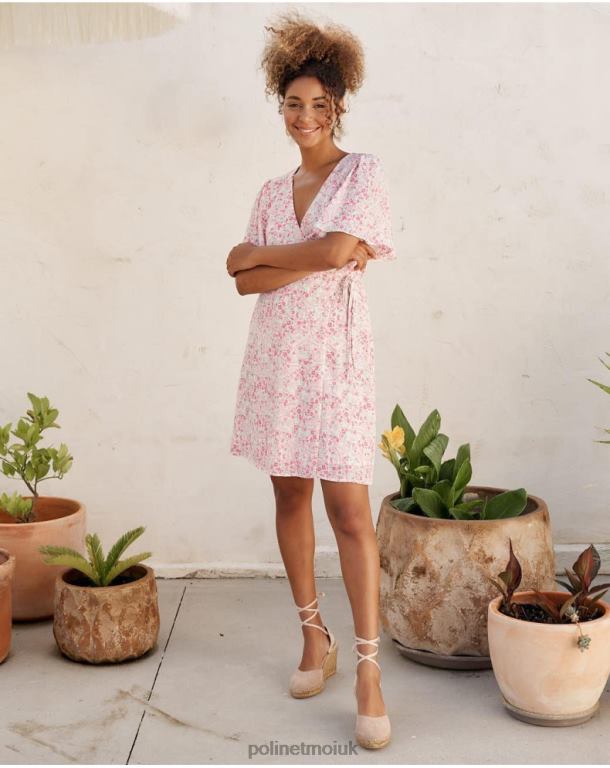 Clothing Polin et moi Dress Cross-over Xiomara ROSE J4DB68