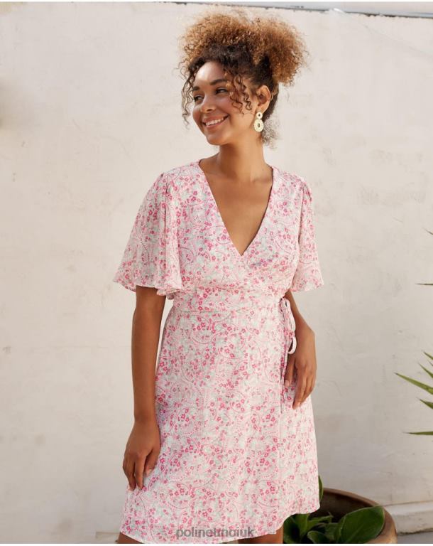 Clothing Polin et moi Dress Cross-over Xiomara ROSE J4DB68