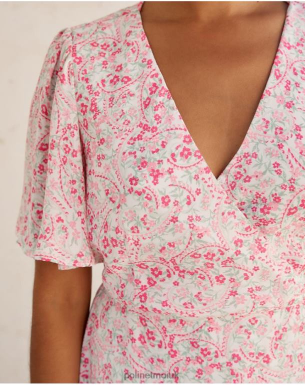 Clothing Polin et moi Dress Cross-over Xiomara ROSE J4DB68