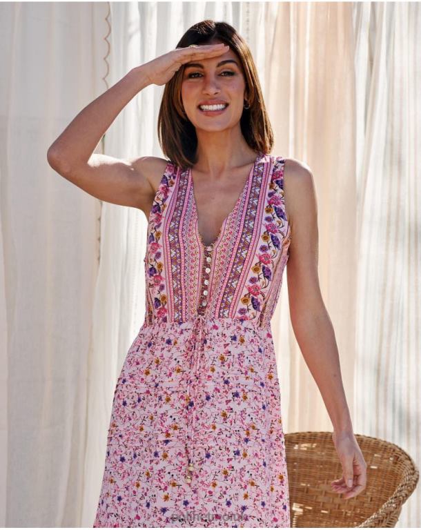 Clothing Polin et moi Dress Flared Clia Rose J4DB679