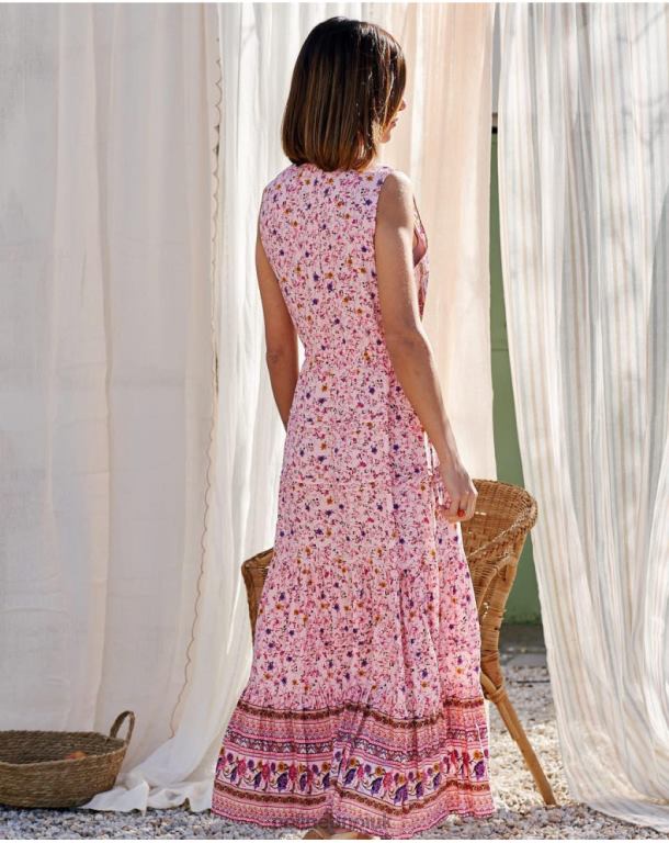 Clothing Polin et moi Dress Flared Clia Rose J4DB679