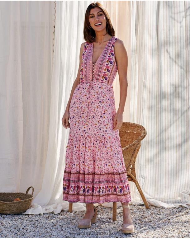 Clothing Polin et moi Dress Flared Clia Rose J4DB679