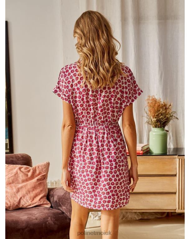 Clothing Polin et moi Dress Knot Jazmine Raspberry J4DB6115