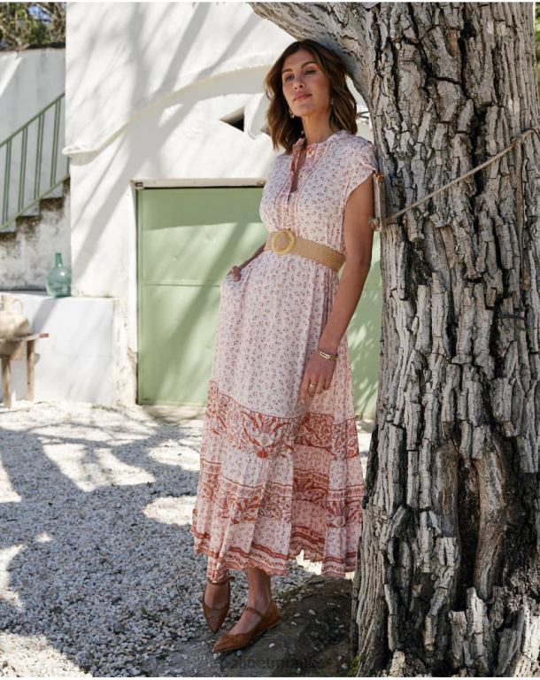 Clothing Polin et moi Dress Ruffled Ada Nude J4DB696