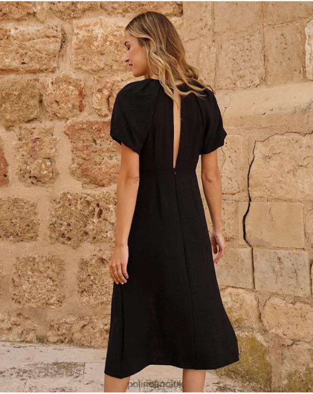 Clothing Polin et moi Dress Sleeves Eiria black J4DB6126