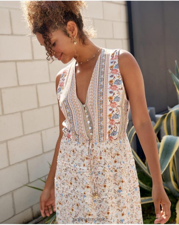 Clothing Polin et moi Eleny Buttons Dress Raw J4DB610