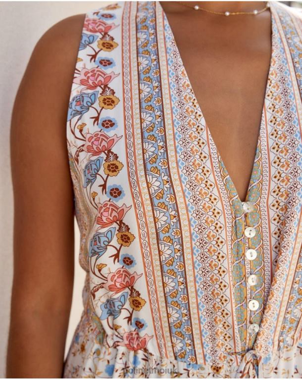 Clothing Polin et moi Eleny Buttons Dress Raw J4DB610