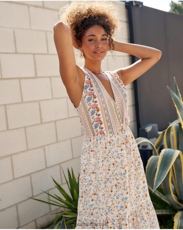 Clothing Polin et moi Eleny Buttons Dress Raw J4DB610