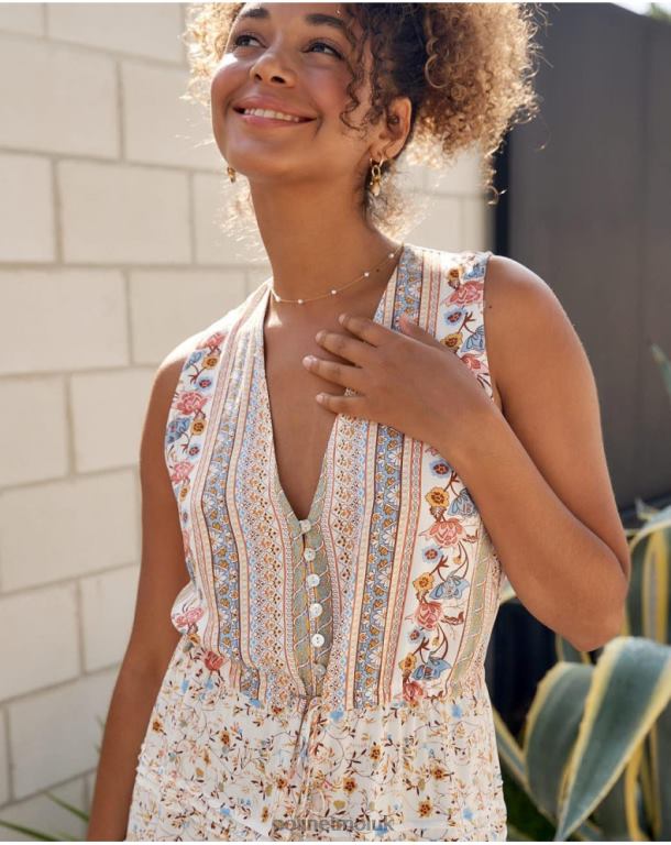 Clothing Polin et moi Eleny Buttons Dress Raw J4DB610