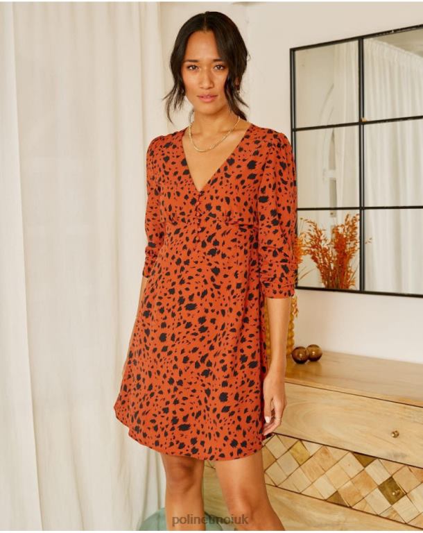 Clothing Polin et moi Elia Animal Dress Tile J4DB6136