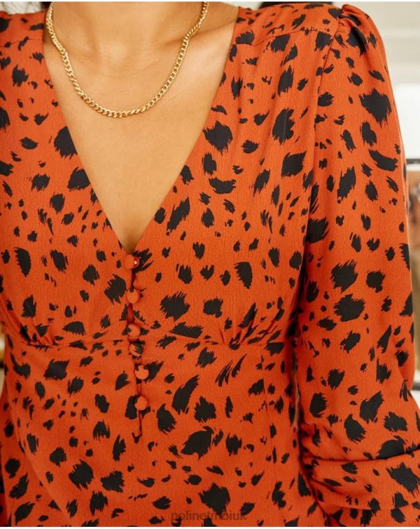 Clothing Polin et moi Elia Animal Dress Tile J4DB6136