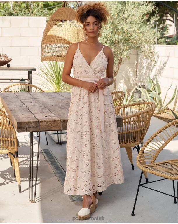 Clothing Polin et moi Fatima Belt Dress Beige J4DB617