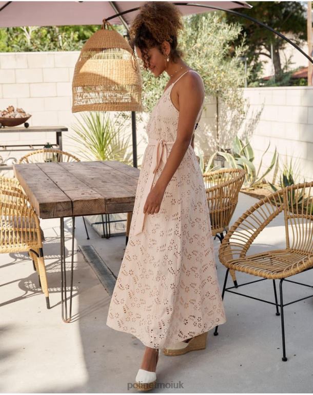 Clothing Polin et moi Fatima Belt Dress Beige J4DB617