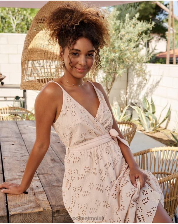 Clothing Polin et moi Fatima Belt Dress Beige J4DB617