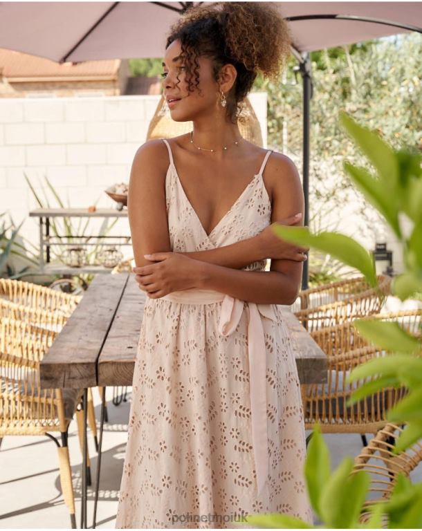 Clothing Polin et moi Fatima Belt Dress Beige J4DB617