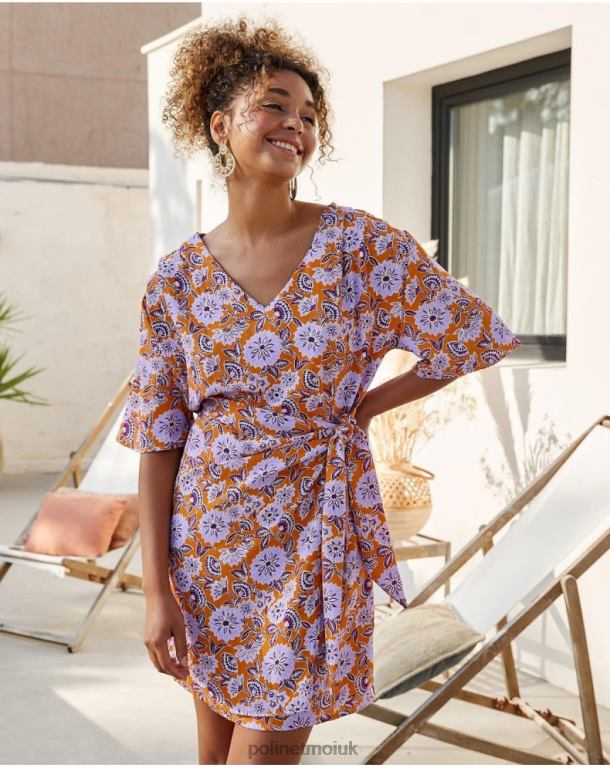 Clothing Polin et moi Felisa Knot Dress Lilac J4DB639