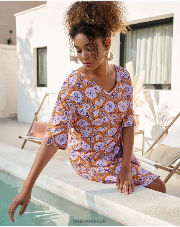 Clothing Polin et moi Felisa Knot Dress Lilac J4DB639