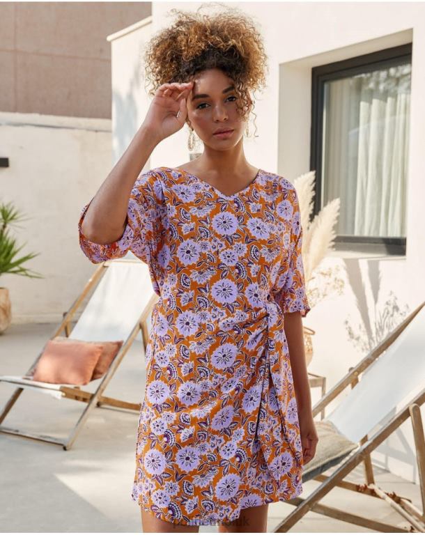 Clothing Polin et moi Felisa Knot Dress Lilac J4DB639