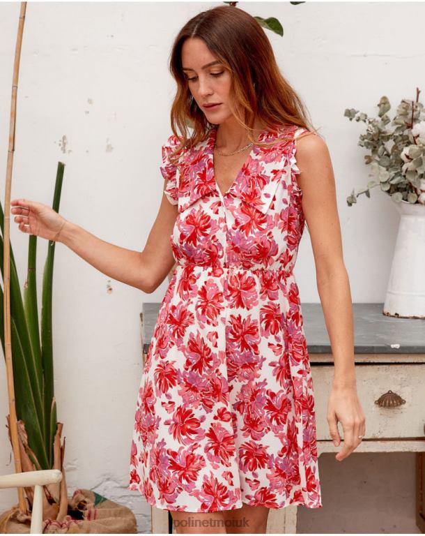 Clothing Polin et moi Flores Amelie Dress Rose J4DB6118