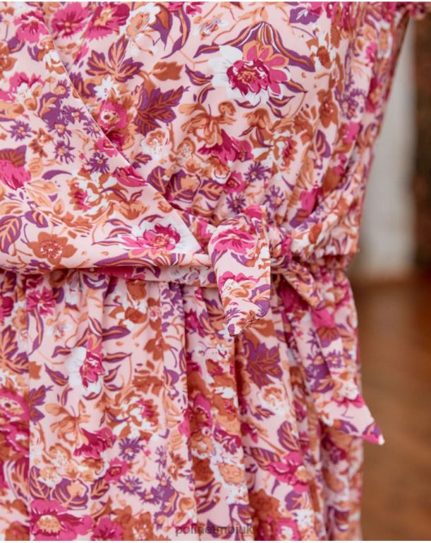 Clothing Polin et moi Flores Edith Dress Raspberry J4DB6141