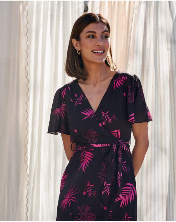 Clothing Polin et moi Flores Maite Dress Brown J4DB6105