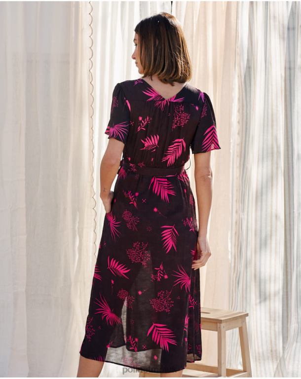 Clothing Polin et moi Flores Maite Dress Brown J4DB6105