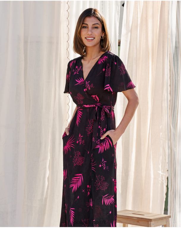 Clothing Polin et moi Flores Maite Dress Brown J4DB6105