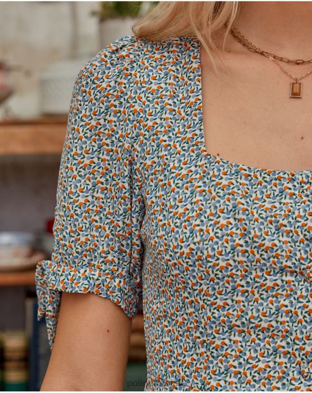 Clothing Polin et moi Florettes Dress Doris Celestial J4DB6125